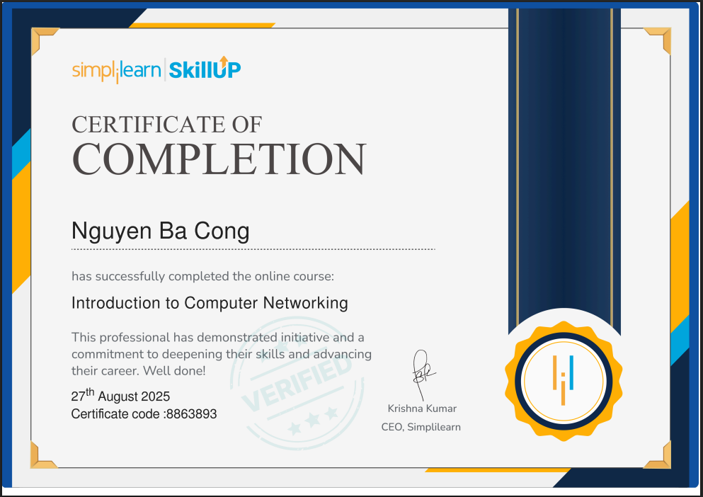 Certificate Networking
